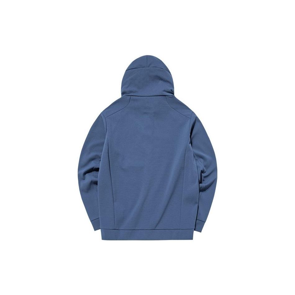 Anta Plain Loose Fit Hooded Jacket Men Jackets River-Blue 152137705-4