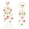 Mini Christmas Tree Desktop Iron Xmas Tree Small Size Christmas Table Decoration For Home Office Party Adornment