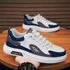 Wiosenne i jesienne męskie buty skórzane niskie modne trendy do biegania sportowe męskie casualowe modne buty