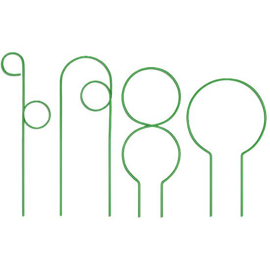 4Pcs Plant Climbing Rack Sturdy Good Ventilating Metal Indoor Outdoor Potted Plants Flower Support Holder Daily