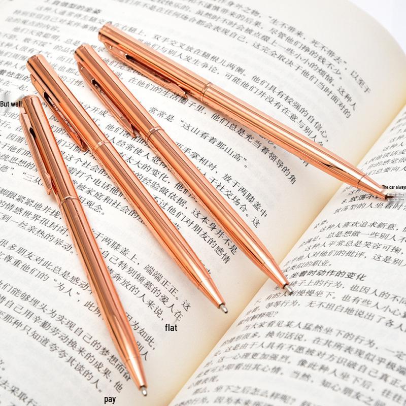 New Multicolor Creative 0.7mm Ink Pen Refill – High-Grade Electroplated Metal Ballpoint Pen Stainless Steel
