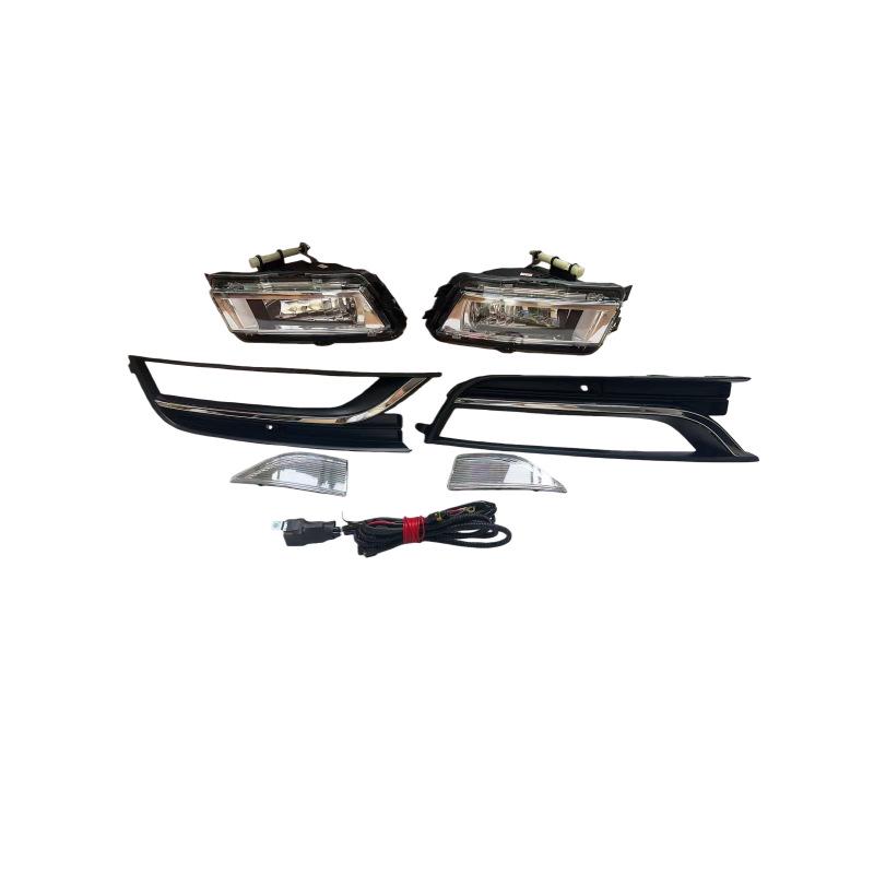 Fog Light Set for 12-15 US Passat Models - Assembly with Small Square Frame