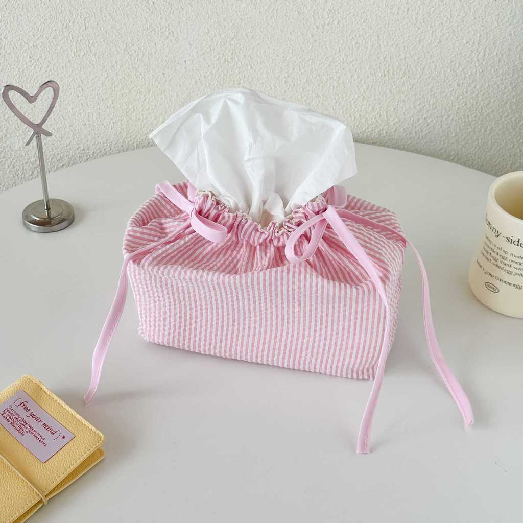 Modern Minimalist Nonwoven Fabric Tissue Box Cover For Kitchen And Dining Decor