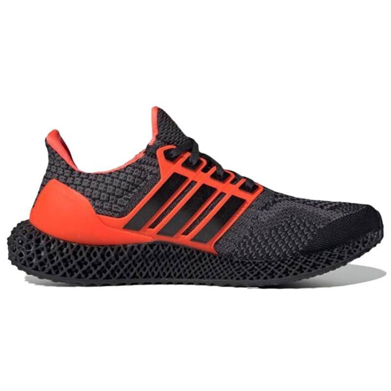 adidas Ultra 4D Core Black Solar Red Sneakers G58159