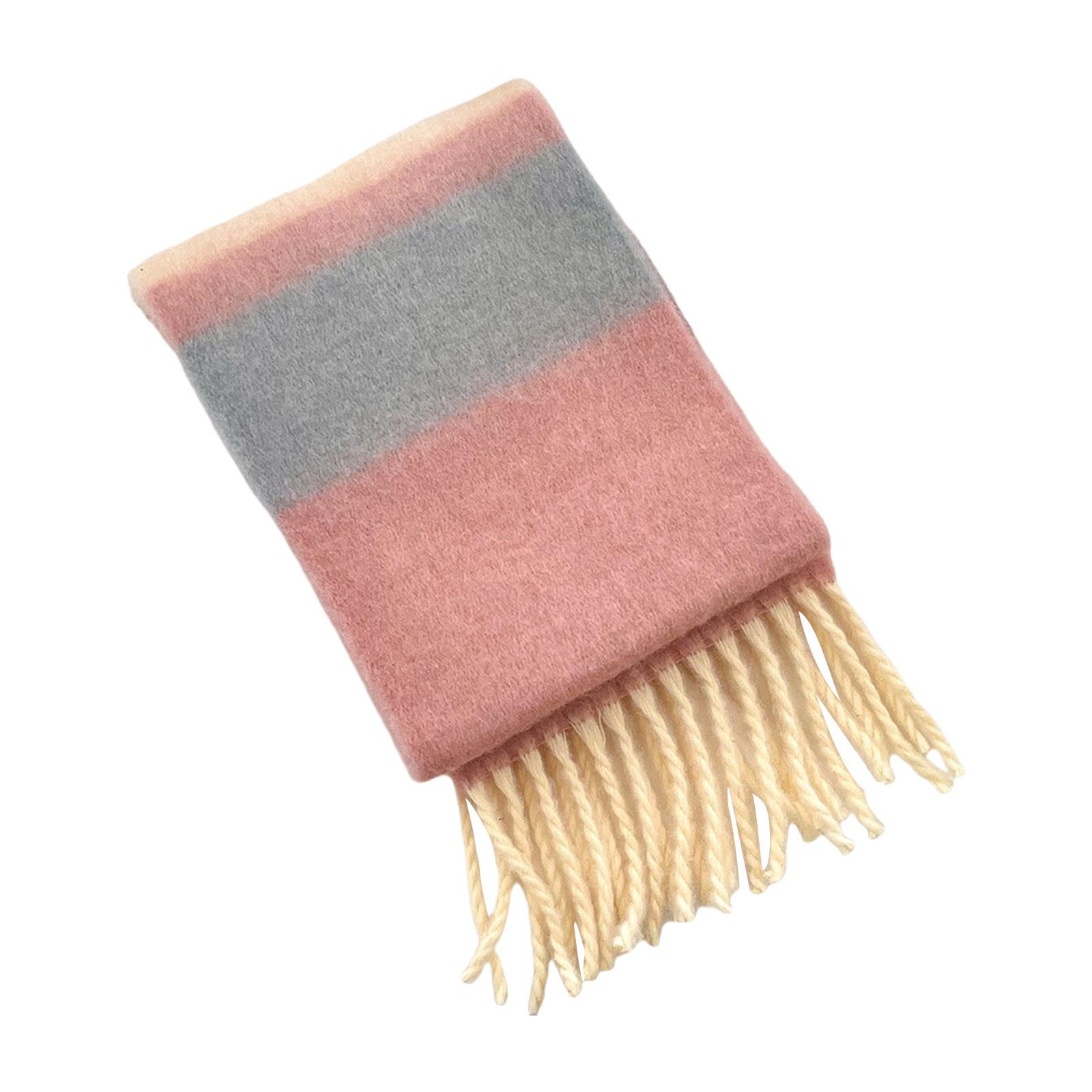 

Дитячий шарф з райдужною бахромою, затишний, модний, довгий шарф-муфта, зимовий дитячий зігрівач шиї для дітей, унісекс дизайн, шийний аксесуар 6