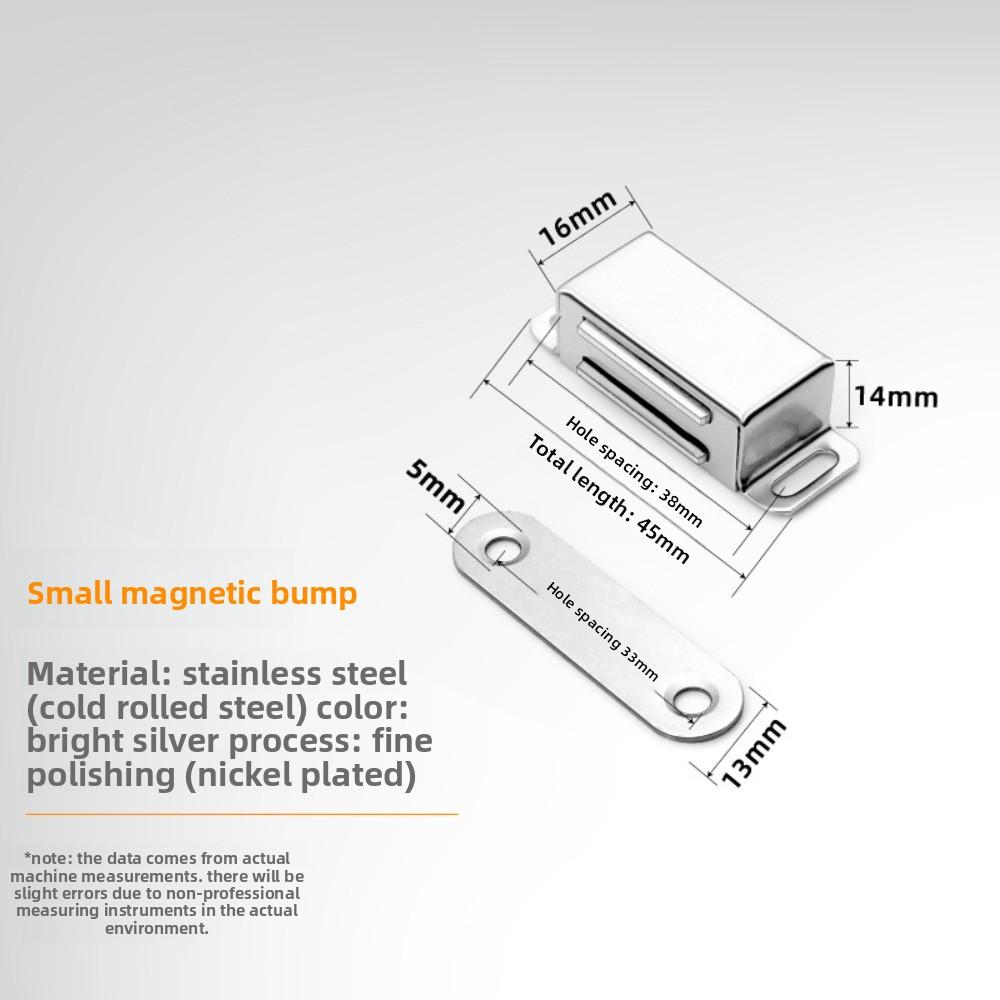 

1pc Cabinet Magnetic Catch 53*22*14mm Strong Duty Cupboard Magnets For Drawers Sliding/Screen Door Bathrooms Balcony Hardware