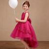 Children's formal wear: princess dresses, embroidered girls' dresses, lace dresses, flower girl dresses with trains, and puff-skirted dresses
