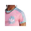adidas Originals Pride RM 3 Trefoil Logo Casual Printed Crew Neck T-Shirt Women Tops Pink IU0052