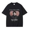 Film Twilight Jeg Elsker Gutter Som Glimrer Robert Pattinson Grafisk T-skjorte Edward Cullen T-skjorte Menn Kvinner Vintage Oversized T-skjorte