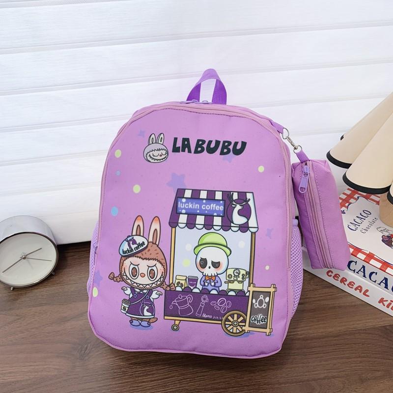 Children'S Backpack Cartoon Anime Cute Printed Boys And Girls Backpack Large Capacity Kindergarten Student School Bag