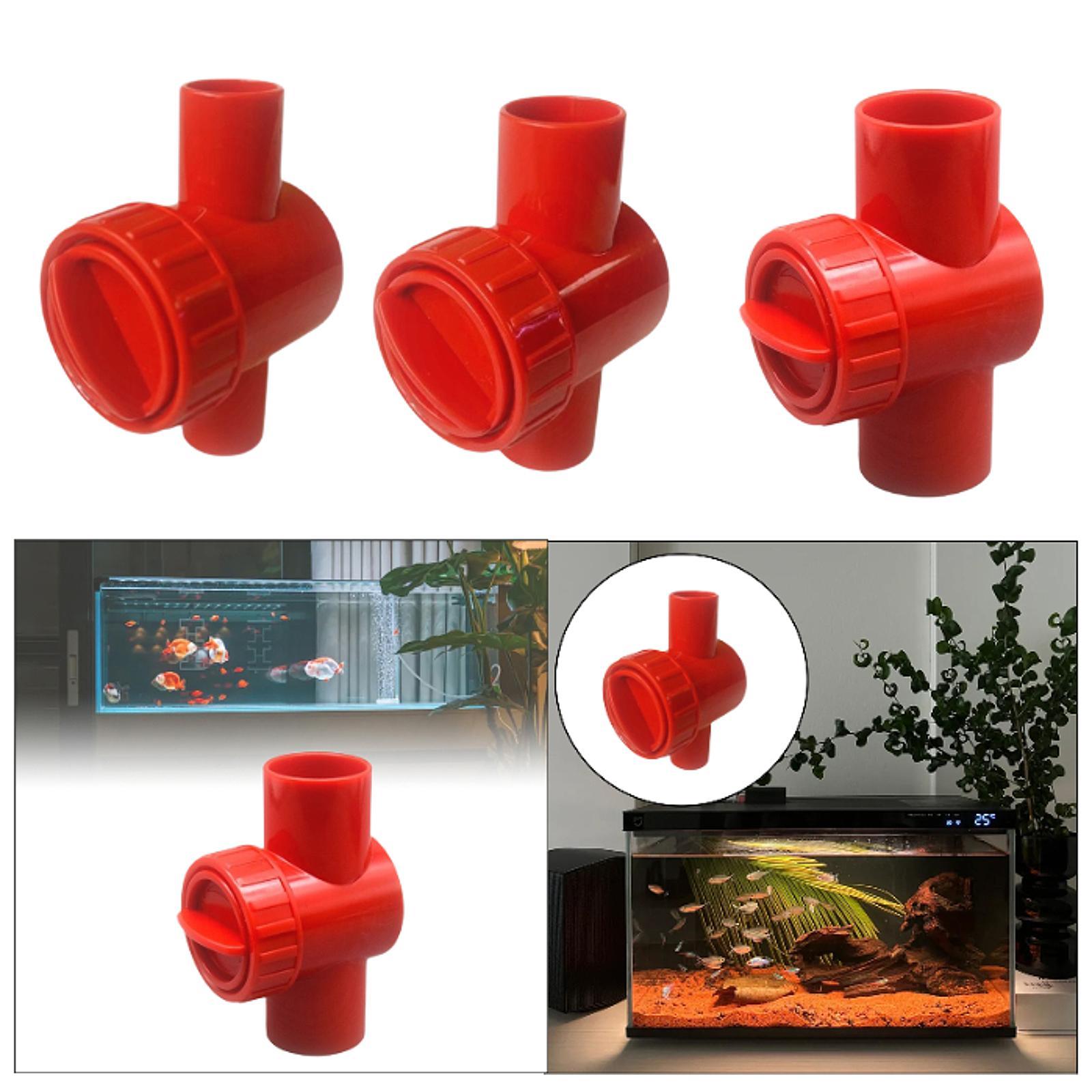 Aquarium Valve Air Pump Accessories Water Shut Off Precision Flow Control Gate Valve for Fish Tanks Garden Irrigation Aquarium 20mm