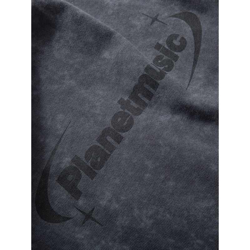 Short-Sleeved T-Shirt for Men, Summer New Style, American Retro Trendy Brand, Tie-Dye, Distressed Letter Print, Loose Wide-Fit Top