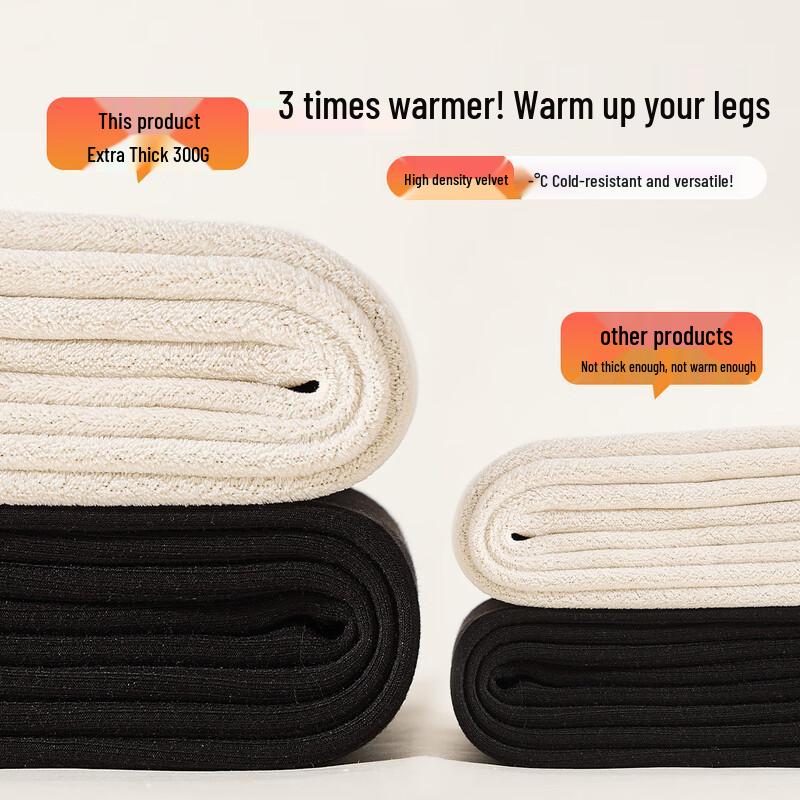 Langsha Women's Fleece-Lined High-Waist Thermal Leggings