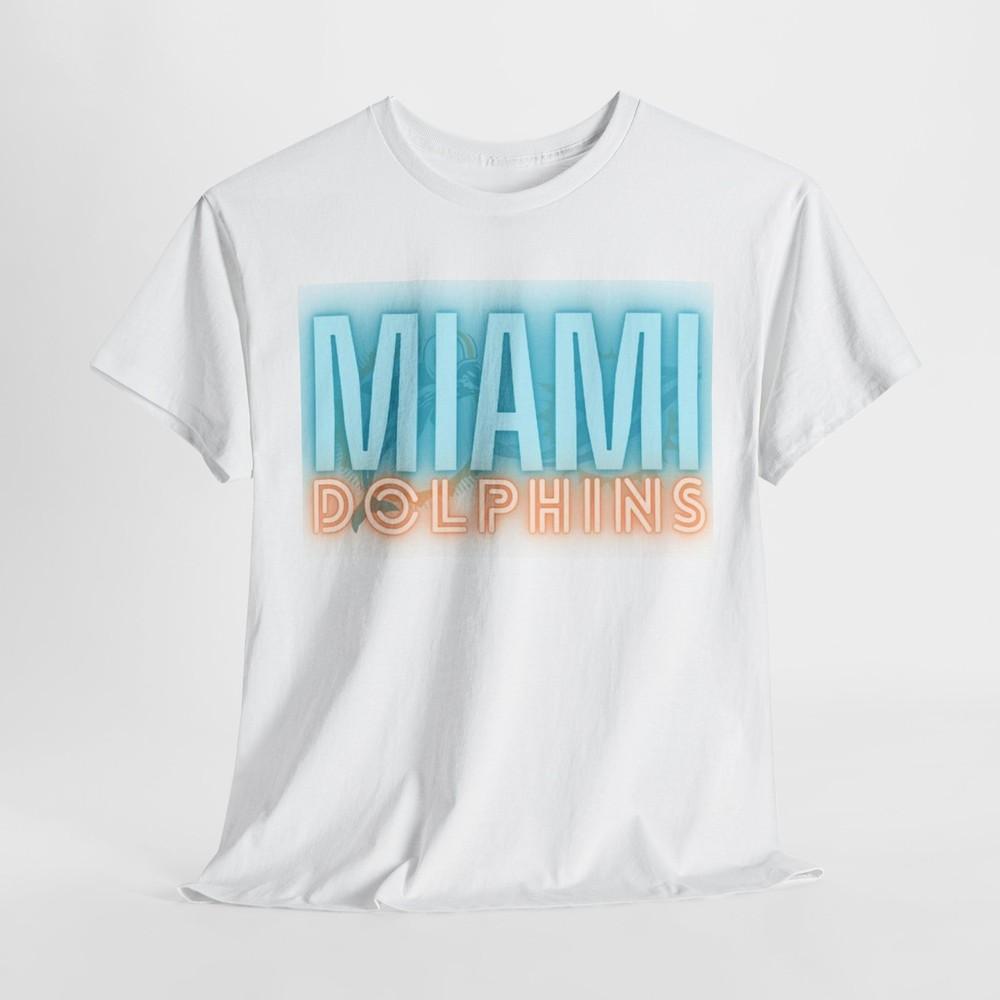 Miami Dolphins Фанатская Любимая Унисекс Хлопковая Футболка Унисекс Футболка XXXXL