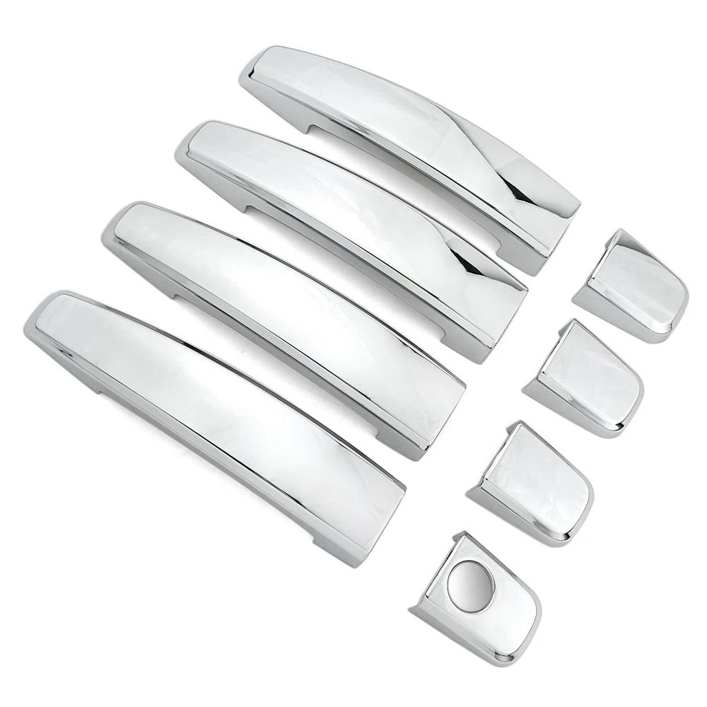 For Chevy Chevrolet Camaro 2009-2015 Chrome Door Handle Covers & Door Bowl Covers Car Styling Decorate 2010 2011 2012 2013 2014
