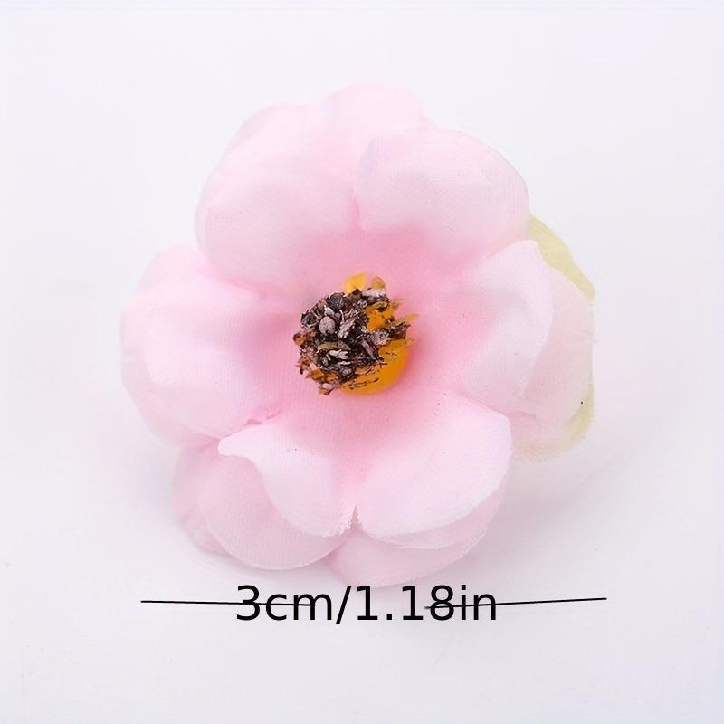 50Pcs Mini Multicolor Artificial Rose Flowers Heads Silk Fake Flowers for Home Dceor Wedding Decora Craft Wreath Gifts Accessory