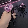 Angstlösungsspielzeug 1/4 Stück Halloween Glitzer Spinne Quetschspielzeug, Stress Realistisches Gruseliges Gadget Party Fake Streich Dekoration Tragbarer Linderer