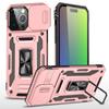Heavy-duty Armored 2-in-1 Fall-proof Case for Iphone 16 15 14 13 12 Pro Max 11 Lens Protection Ring Holder Phone Case