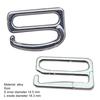 10Pcs Bra Hooks Electroplating Process Strong Material Durable Sturdy Two Holes