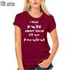 Sign Language I Talk About You In T-Shirt Cotton S-6Xl Wholesale Tee Shirt