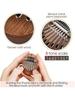 1pc 8 Key Kalimba Exquisite Finger Thumb Piano Marimba Musical Good Accessory Pendant Gift,Solid Wood 5-Finger Handheld