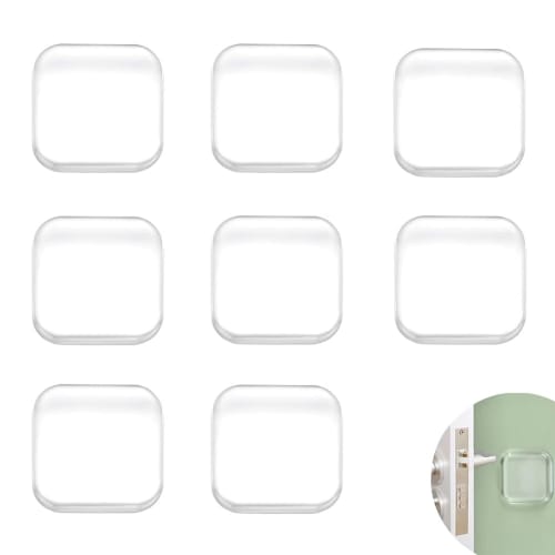 Door Stop Cushion [Set of 8] Doorknob, Wallpaper Cushion, Wall, Refrigerator Door Cushion, Door Collision Prevention, Doorknob Collision Prevention, S