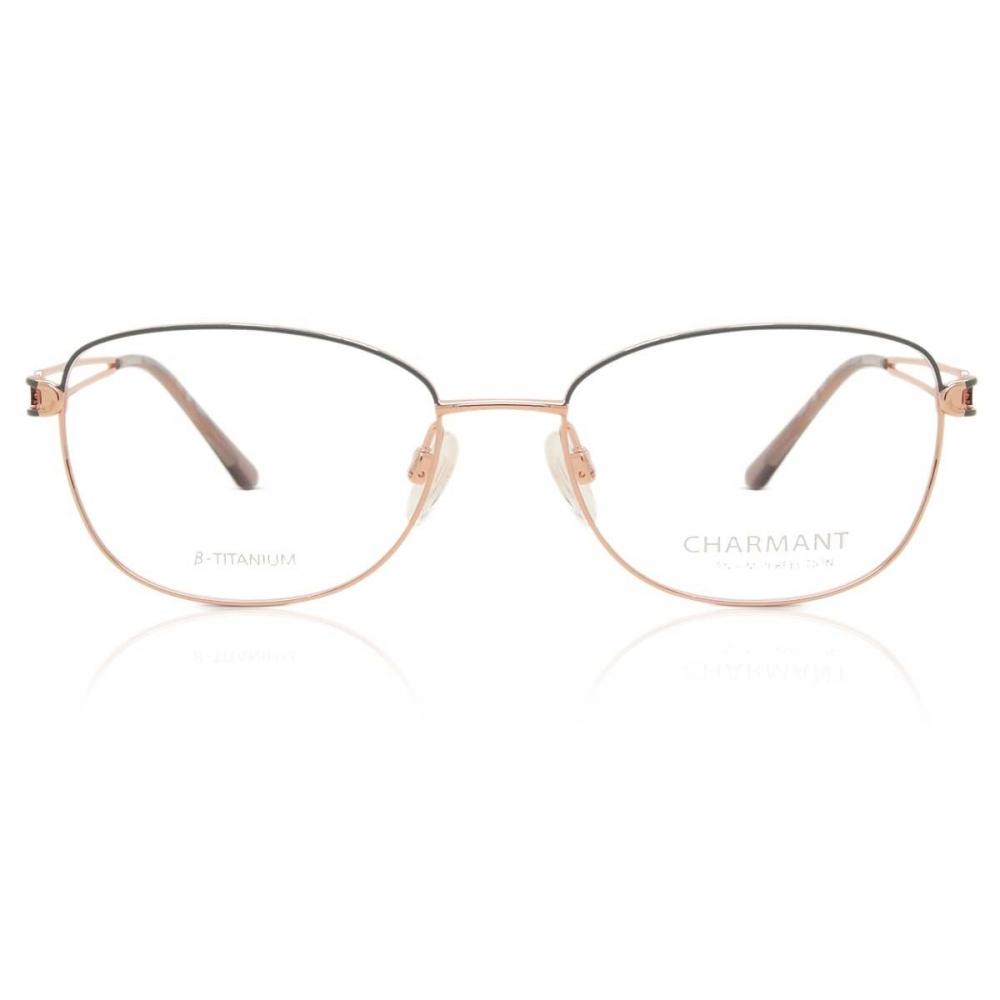 Charmant 29827 Gr Women Eyeglasses Grey on Gold/53-17-140