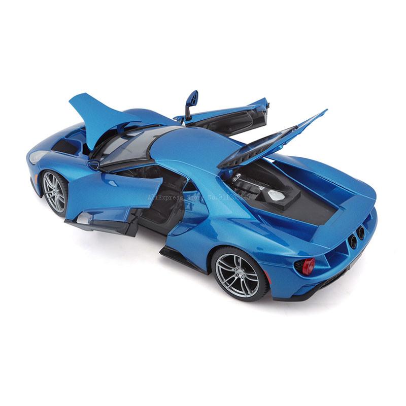 lvmhd7 Maisto 1:18 2017 Ford GT supercar Classic Car Alloy Car Model Static Die Casting Model Collection Gift Toy Gift