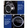 Retro Digital Alarm Clock LED Display Loud Bell Alarm Clock Analog 2 Bell High-pitched Alarm Clock Non Ticking For Heavy Sleeper