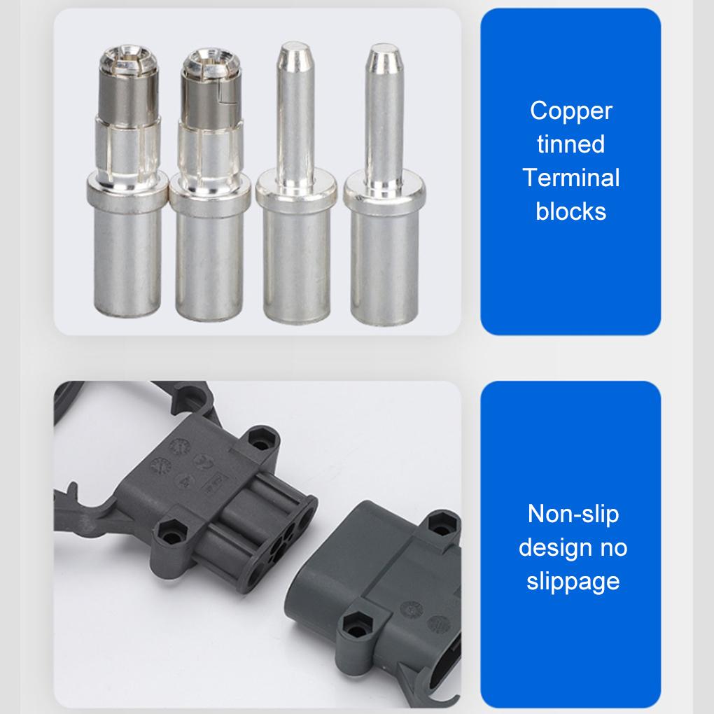 80A/160A/320A Forklift Battery Charging Industrial Plug DIN Series Male Female Connector Forklift Fast Connector