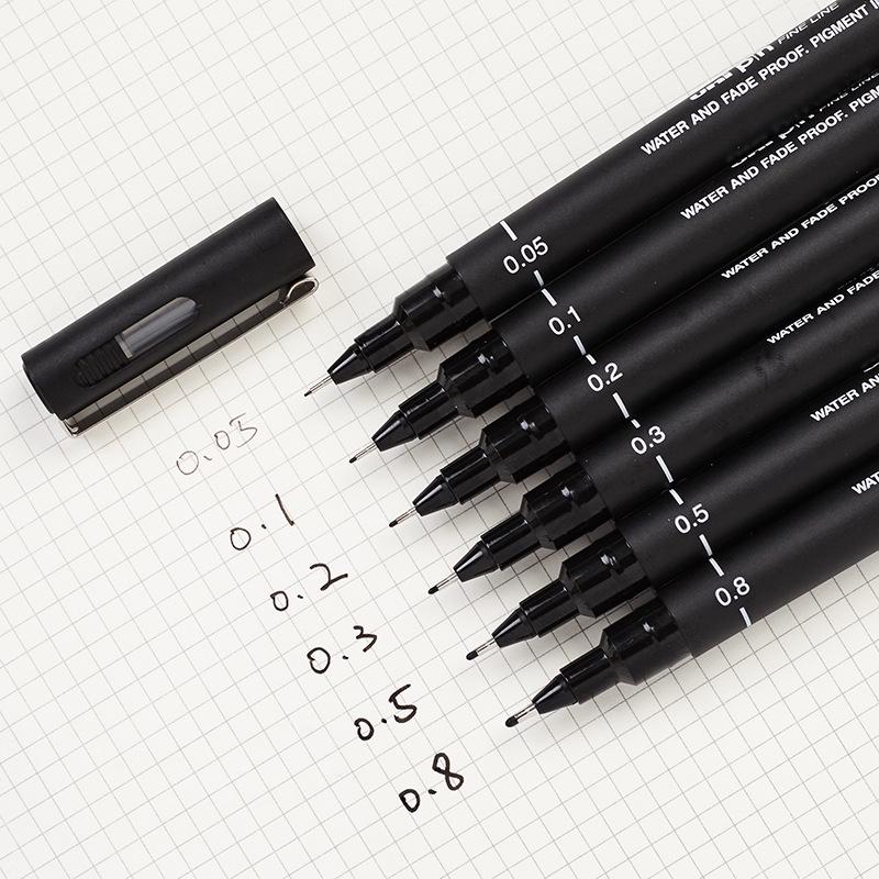

UNI Mitsubishi PIN-200 Needle-Tip Manga Drawing Pen - Water-Based Sketch & Outline Brush