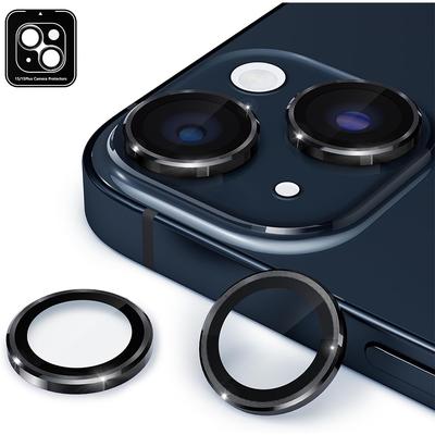 Ochranný kryt objektivu fotoaparátu Kryt z tvrzeného skla pro Iphone 15 Pro Max 14 Plus 13 Mini 12 11 15Pro 14Pro Ochranný kroužek Ochranný kroužek Příslušenství k telefonu