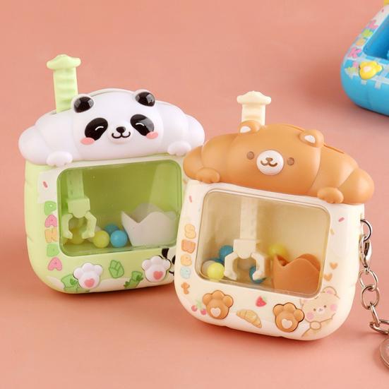 Mini drápkový automat klíčenka pro teenagery a dospělé, úleva od stresu, malá chytací hra