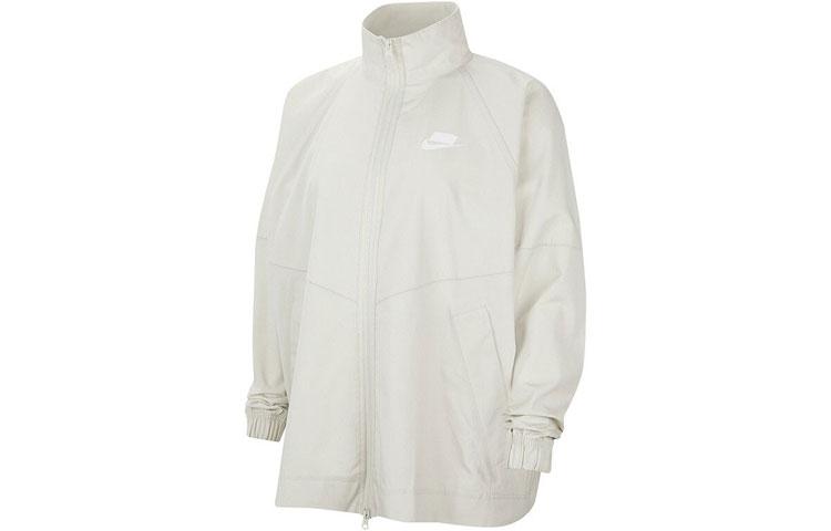 

Nike Jackets Women s Light Gray Stand Collar Moderate Other CZ1425-072 XL