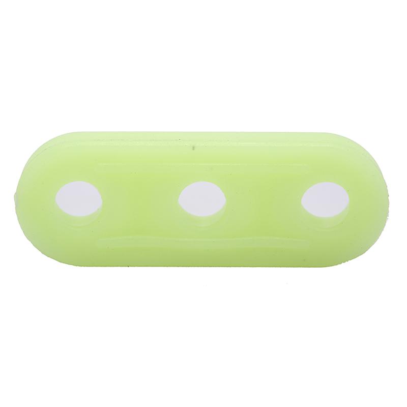 10Pcs Green Outdoor Luminous Rope Buckle Tent Wrench Buckle Safety Alert Buckle