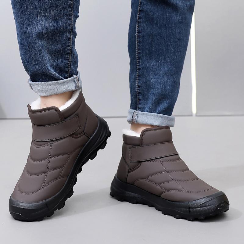 Men's cotton shoes for winter  warm and comfortable outdoor leisure all-match anti-slip and wear-resistant shipping