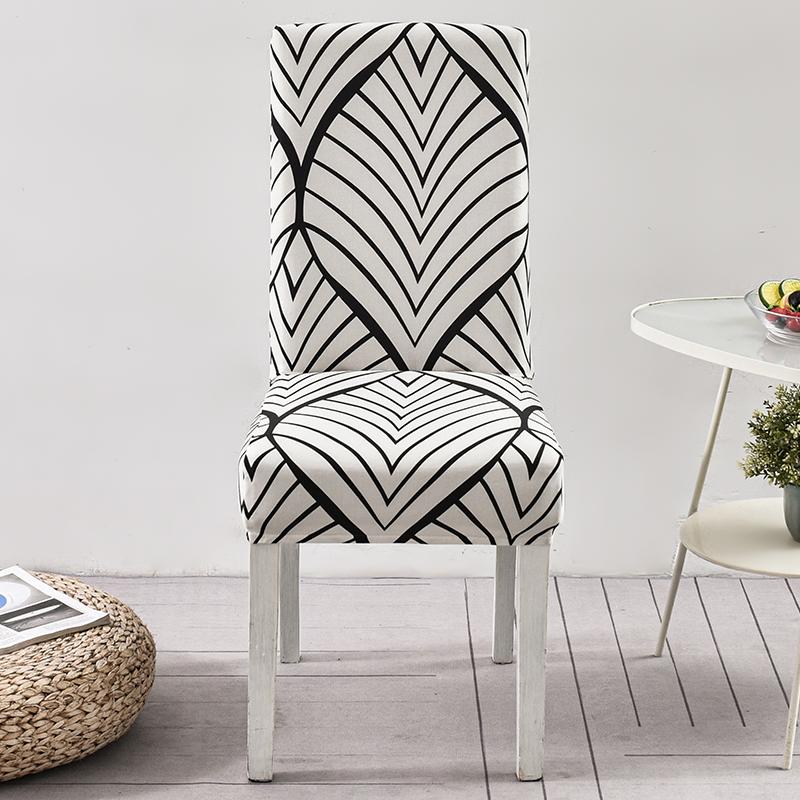 

Чехол для стула для столовой, устойчивый к загрязнениям, чехол для сиденья стула для гостиной, свадьбы, кухни, отеля, церемонии, банкета, офиса, съемный Universal