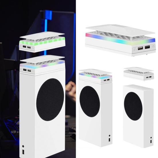 Game Console Cooling Base 3 Gear Adjustable Dual Fans High-Speed Silent Operation