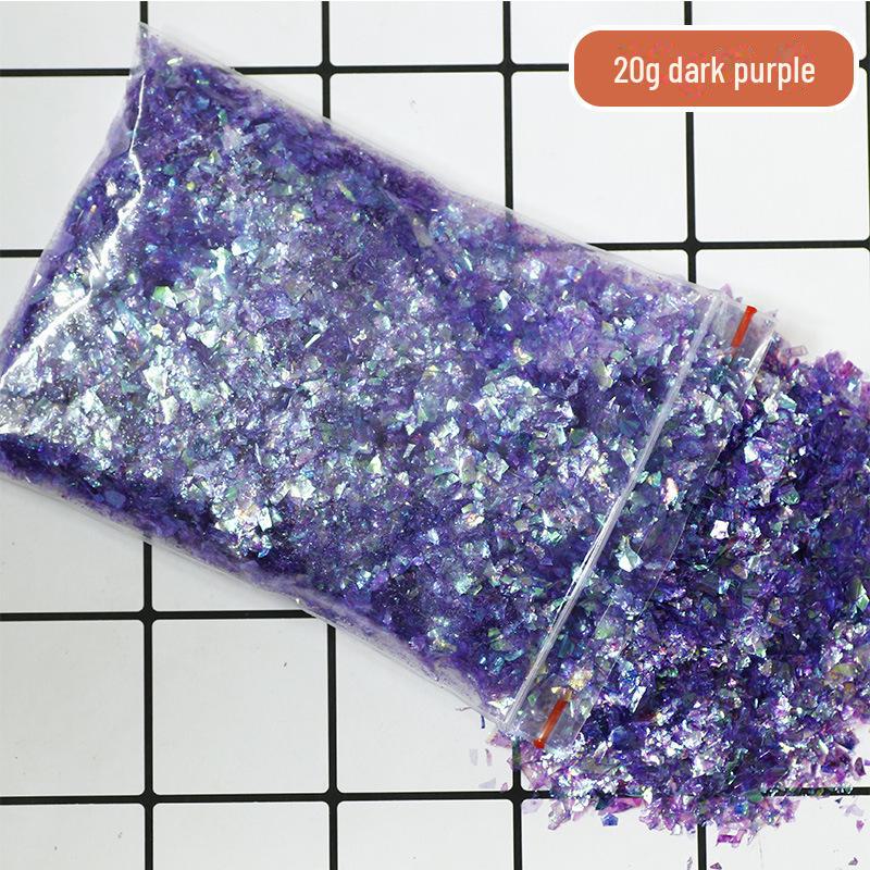 13 Colors 20g Crystal Glue Slime Sealer: Candy, Shredded Paper, Shell Paper Decoration DIY Material