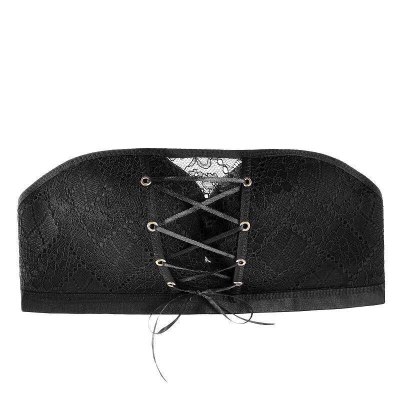 

Невидимый бюстгальтер без бретелек Бюстгальтер со сборками Нескользящее свадебное нижнее белье с обернутой грудью 34B