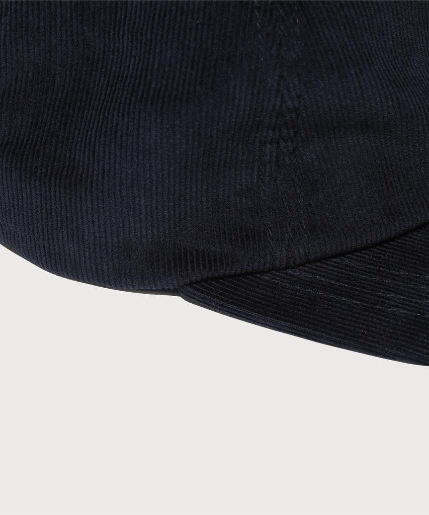 COVERNAT Authentic Logo Corduroy 5-Panel Cap Navy