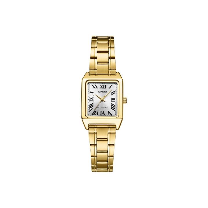 CASIO Women s Standard Series White Watch LTP-V007G-9B LTP-V007G-9B Gold Strap Regular Box