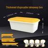 1500ml Rectangular Disposable Takeaway Food Container with Lock Lid