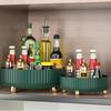 360 Degree Rotating Anti Slip Spice Rack Kitchen Seasoning Storage Rack Rotating Storage and Skincare Cosmetics Storage Rack