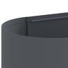 Raised Garden Bed Anthracite Grey 120 X 40 X 40 Cm