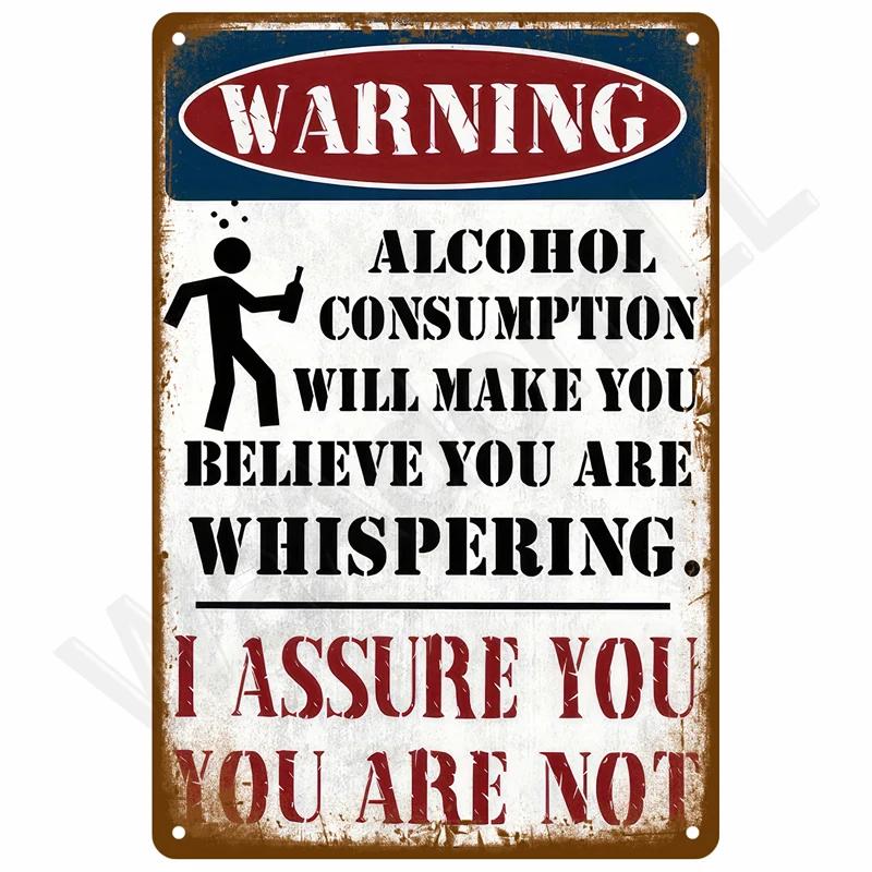 Vintage Metal Plate Tin Sign Retro Wall Art Home Decor Poster Garage Mural Aesthetic Room Bar Decoration