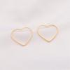 2Pcs Copper Geometry Accessories Platting 14K Gold Color For Jewelry Making DIY Earring Charm Decoration