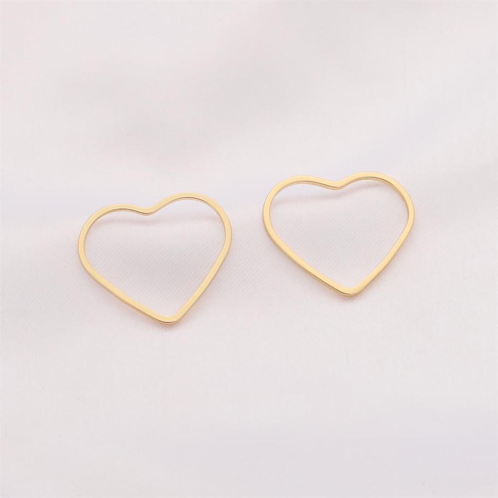 2Pcs Copper Geometry Accessories Platting 14K Gold Color For Jewelry Making DIY Earring Charm Decoration