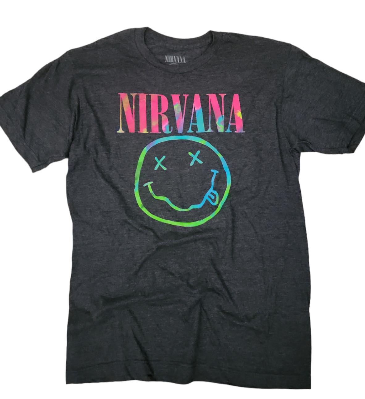 26 Unisex Adult Music t shirt -NIRVANA -Heather Gray-White - music Tees -NEW Unisex T-Shirt XXL