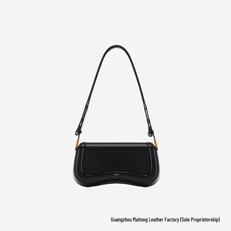 

JW PEI Сумка на плече з натуральної шкіри Pudding - Жіноча модна сумка кросбоді та під пахвою 26.5*6*14.5